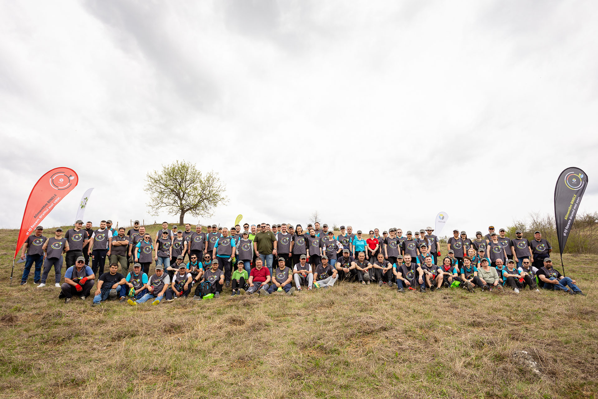 OSCAR Downstream supported the planting with forest saplings of 2 hectares of land in Lapoș, Prahova County